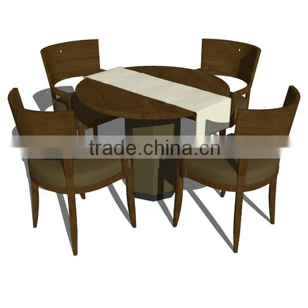 Simple design wooden restaurant dining tables and chairs YT04