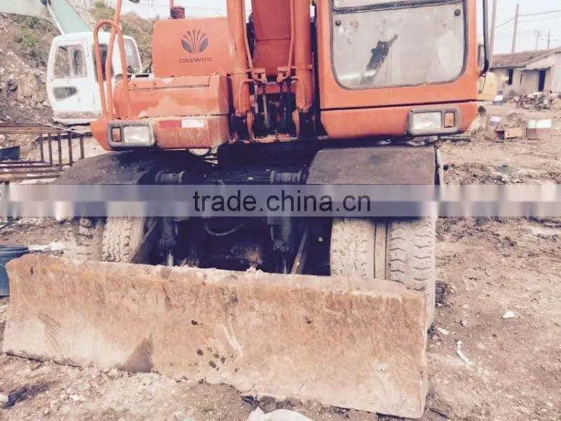 Best condition DH130W-V used daewoo excavator, also DH150,DH140,DH220,DH225,DH300 avaliable