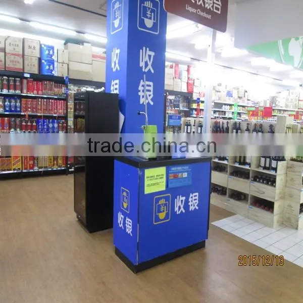 wood display reception desk,reception desk display case