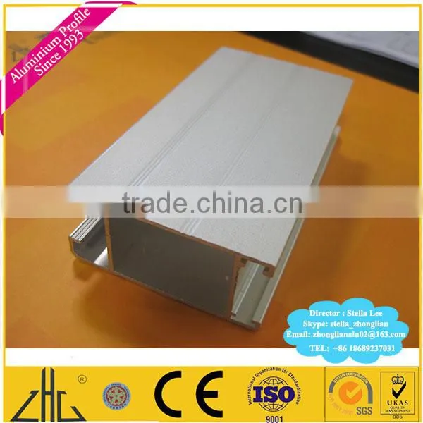 Wow!! Satin brushed anodized sliding door aluminum extrusion manufacturer/ sliding door wardrobe sliding door profile aluminum