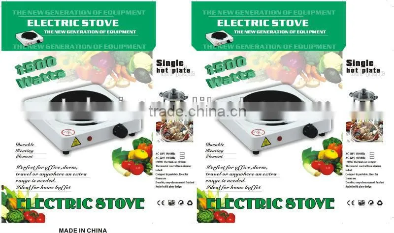 1000W SOLID HEATING ELEMENT ELECTRIC STOVE