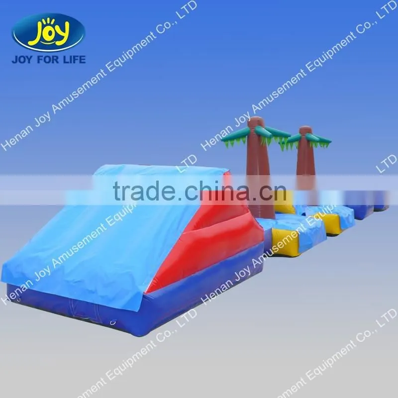 Summer water game inflatable aqua floating bridge