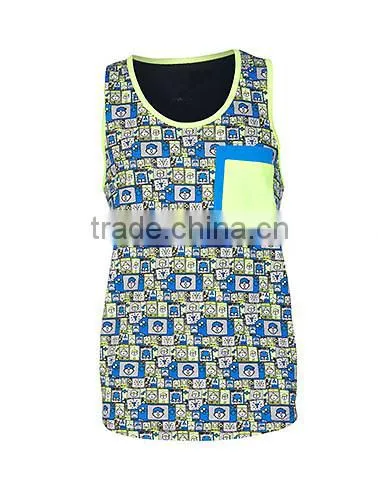 Sublimated tank top for men