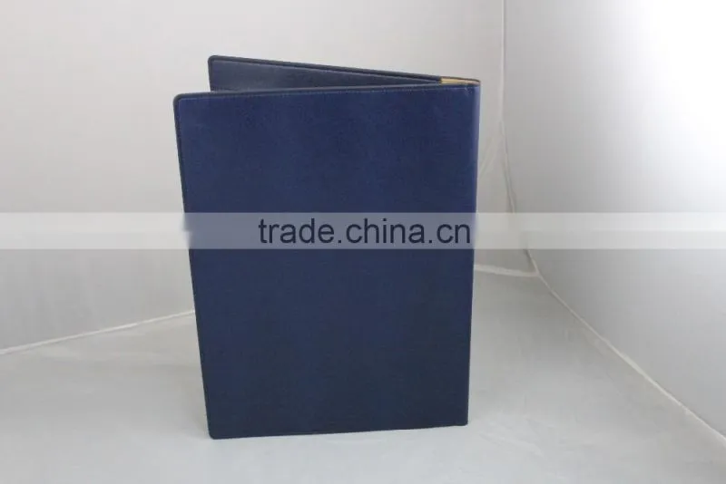 Dongguan factory direct Multi-function pu leather file folder with custom Logo,Beautifully made A4 file folders