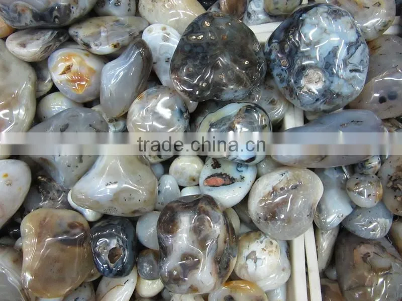 2015 new coming agate slices wholesale agate stone cobble stone
