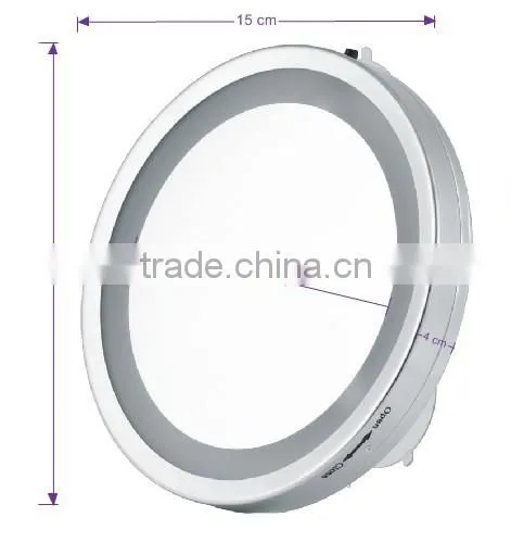 LED Light Suction Cup Cosmetic Mirror