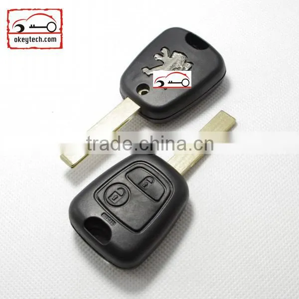 Okeytech Peugeot key shell Peugeot 407 remote key shell for Peugeot key