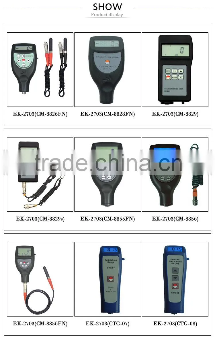 high precision paint thickness gauge meter