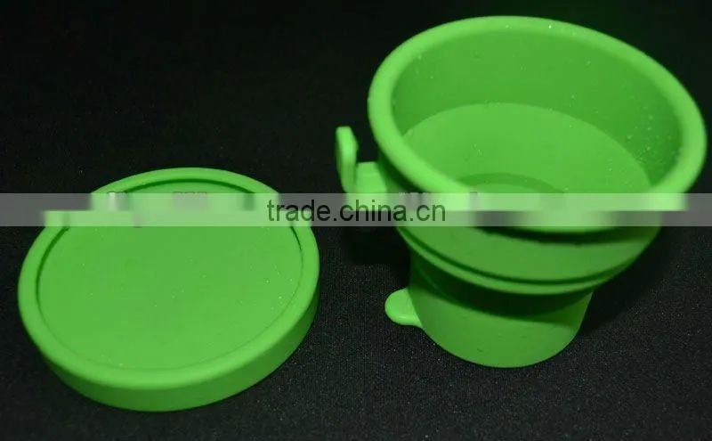 Popular convenient folding cup silicon for drink