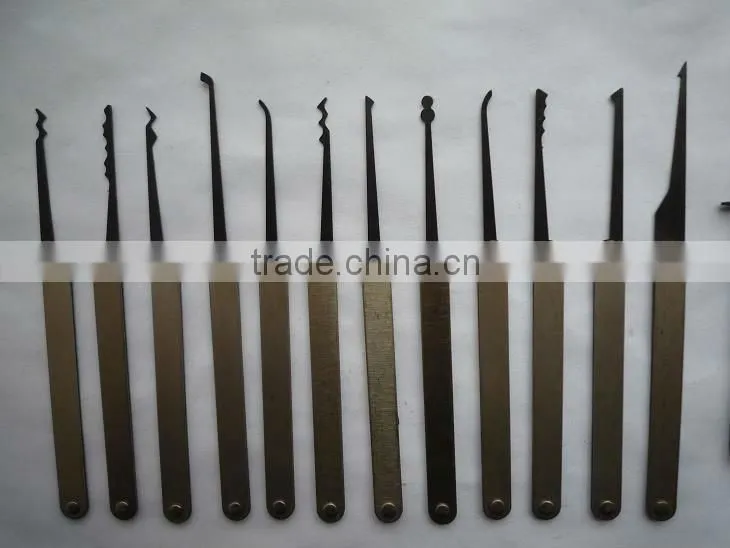12 in 1 lock pick tools, House lock pick tools, locksmith
