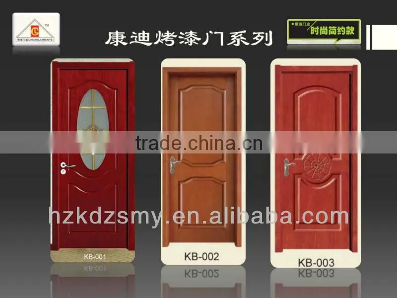 Luxury design indoor swing door wood door prices