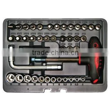 42 PC 1/4" Dr. Socket Bits Set