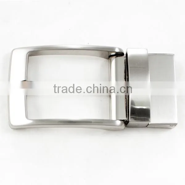 Metal reversible belt buckle