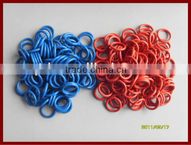 Factory manufacturer! hot sale colorful red rubber o rings made in China!