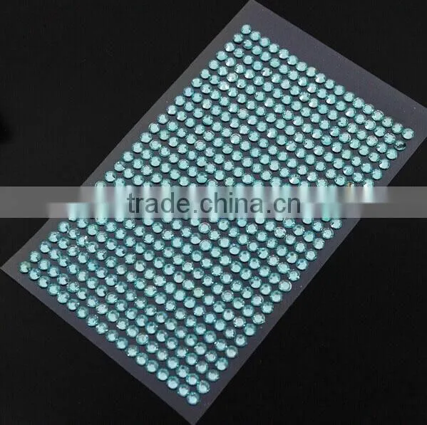 High quality DIY rhinestone custom 3d crystal sticker,3d car bady sticker design