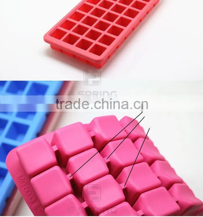 28 cavity Silicone ice cube tray Silicon Baby Food Storage Silicone Tray