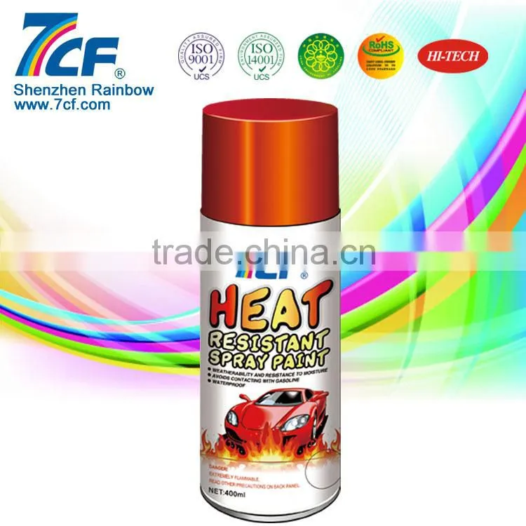 High Quality Shenzhen Rainbow Fine Chemical Brand 7CF Multi-purpose 400ml Acrylic Colorful Rubber Paint