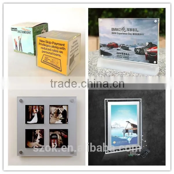 DIY designable clear acrylic mobile phone holder for sale
