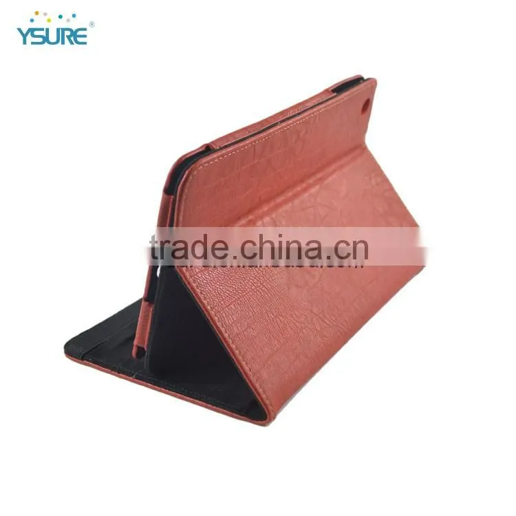 Lambskin stand leather case for ipad mini 2