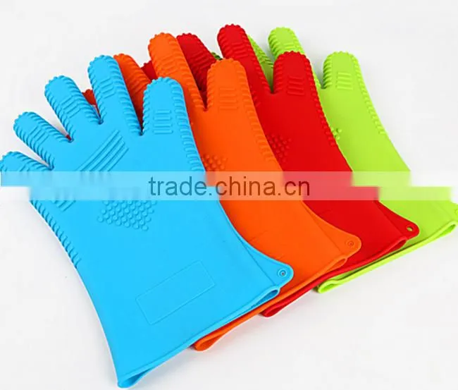 Kitchen Cooking Oven Heat Resistant Silicone Gloves
