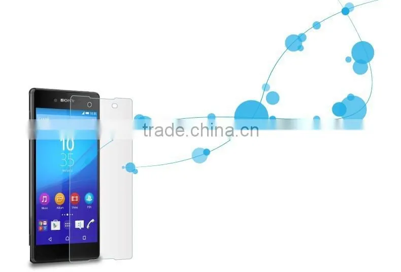 factory supply 9H tempered screen protector glass for SONY xperia Z4,Free sample