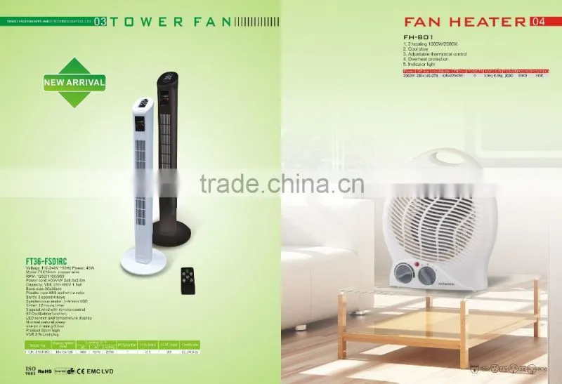 2000W ABS fan heater