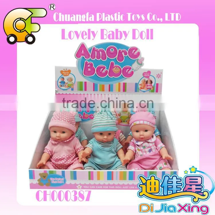 10 inch cotton body dolls lovely vinyl baby dolls with sound