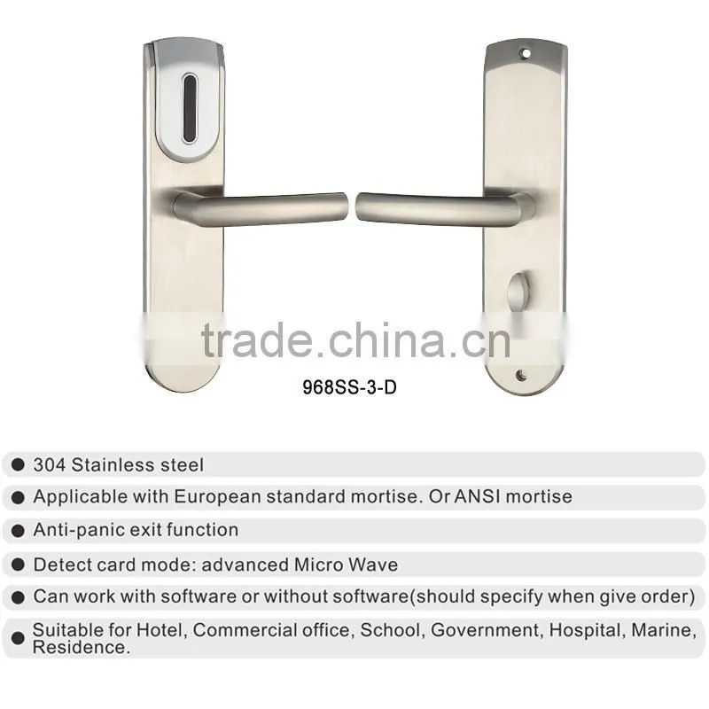 smart hotel card door lock,digital hotel card door lock