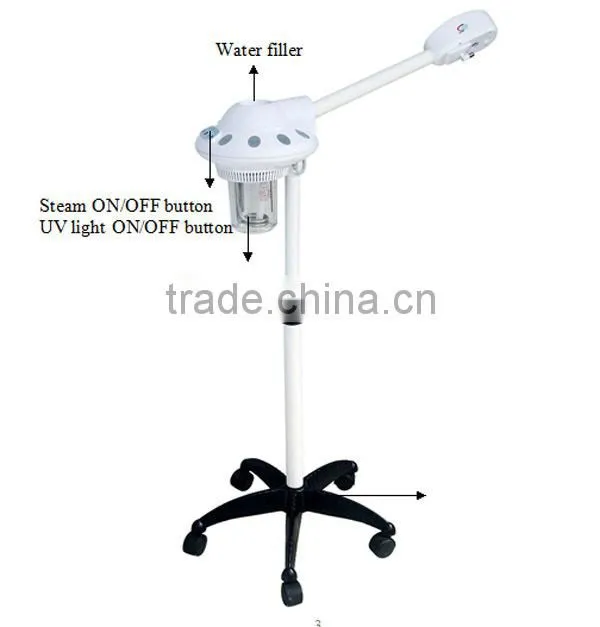 SW-108P HOT Sale Professional Beauty Salon Vapor Ozone Facial Steamer