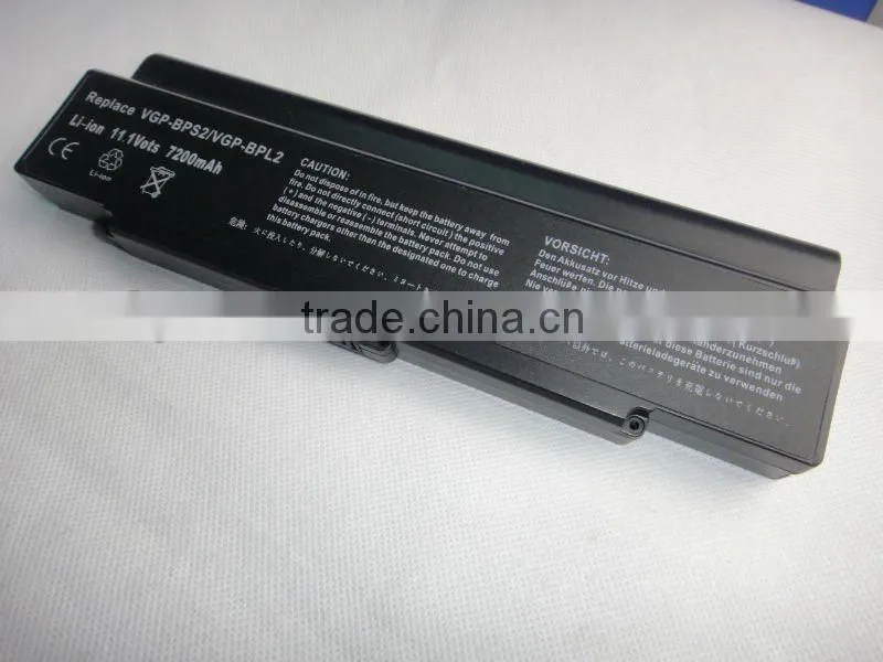 OEM replacement laptop battery replace for SONY vgp-bps2