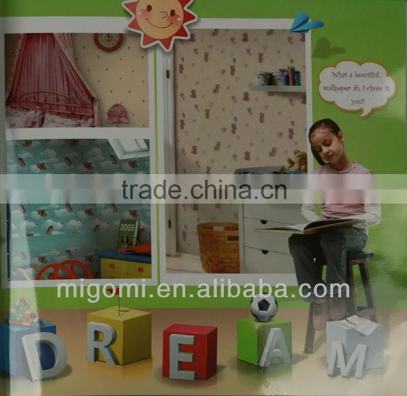 Korean non-woven foaming wallpaper
