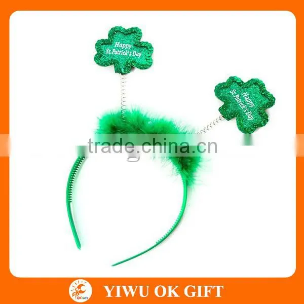 Party Suppliers St Patrick's Day Irish Green Tiara Headband