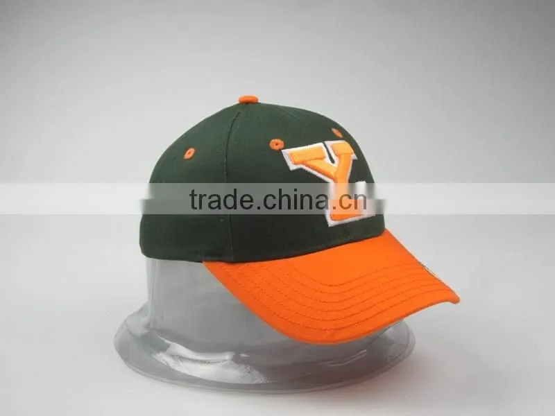 Stylish Adults Size 3D Embroidery Brushed Cotton Twill Baseball Caps with slide closure