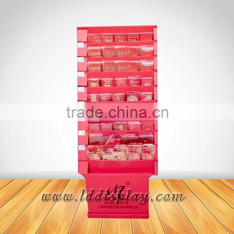 Custom Various styles cardboard book display stands