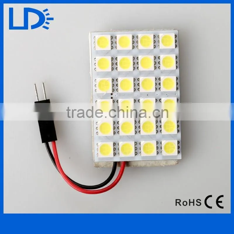 BA9S T10 auto led dome light 5050 24smd car light bulbs