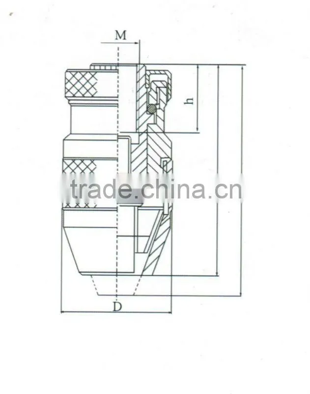 self-tighting drill chuck thread mounted