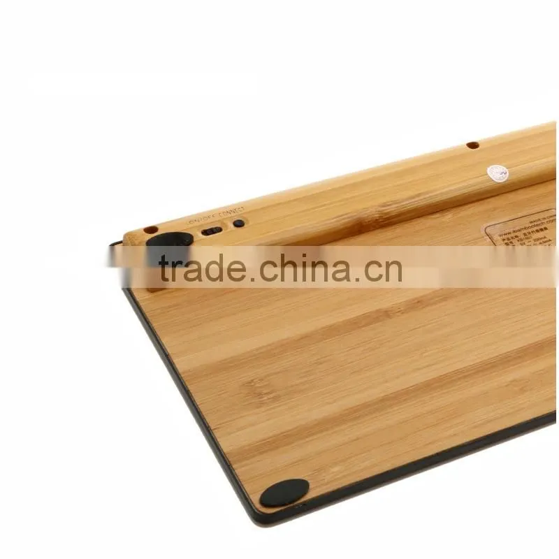New Design Bamboo For Ipad bluetooth keyboard