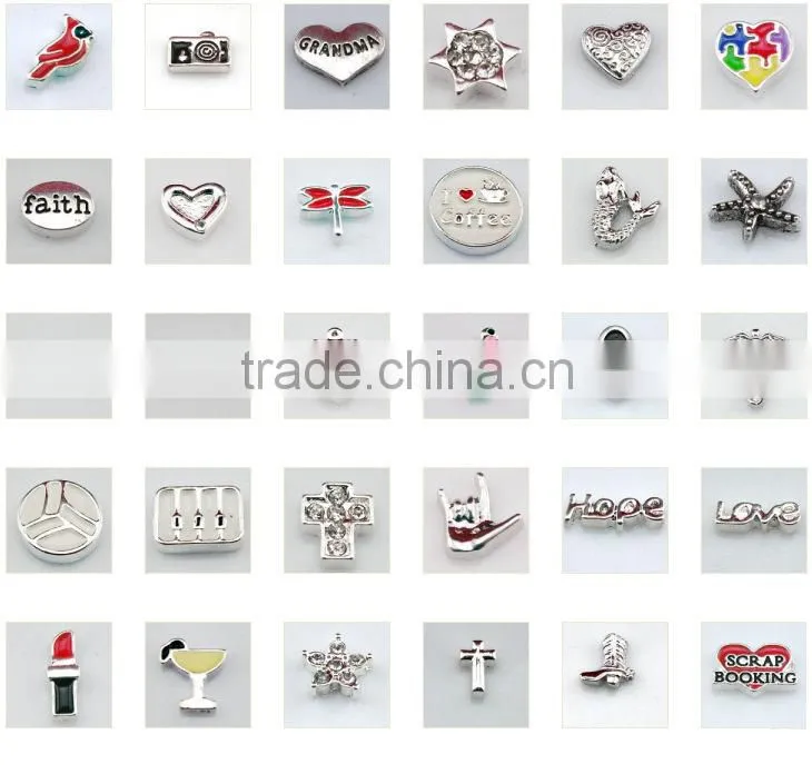 best sell fancy floating charm locket perfume locket