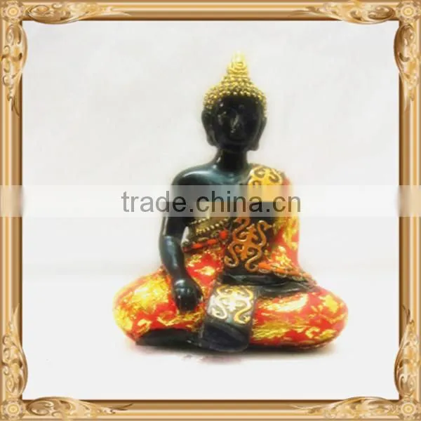 Resin Sitting and Closing Eyes Hindu God Craft for Home Decoration