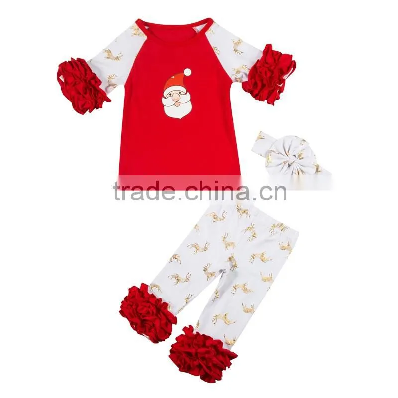2016 Newest Design Christmas Clothing for Baby Girls,Baby Dress from Yiwu Kapu,Kids Christmas Gifts