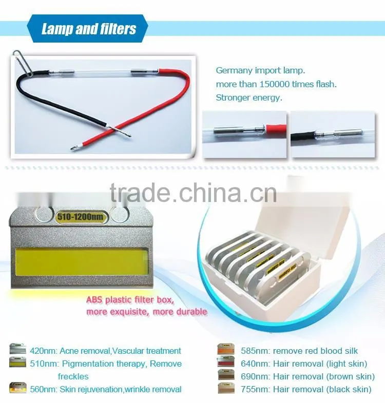 CE approved most-effective intense pulsed light shr ipl machine for fast hair removal