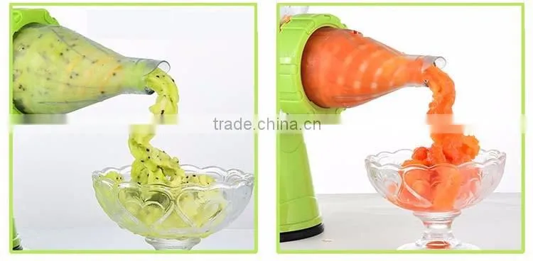 New Design Plastic Manual Citrus Slow Juicer Hand Blender Juice Manual Fruit Juicer