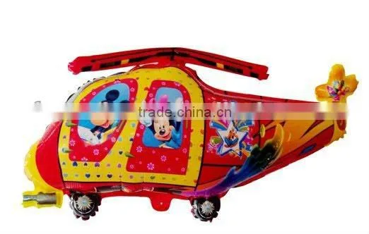 18 inch priniting foil balloon with plastic stick for festival