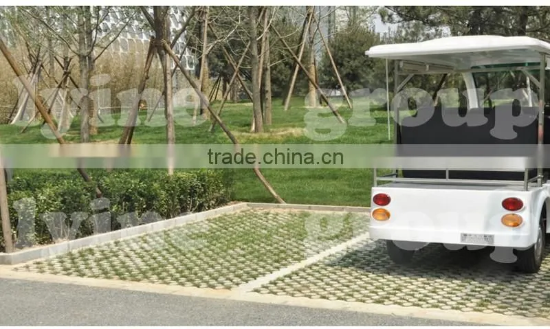 lyine High load cast concrete floor grass arts die and Grass parking