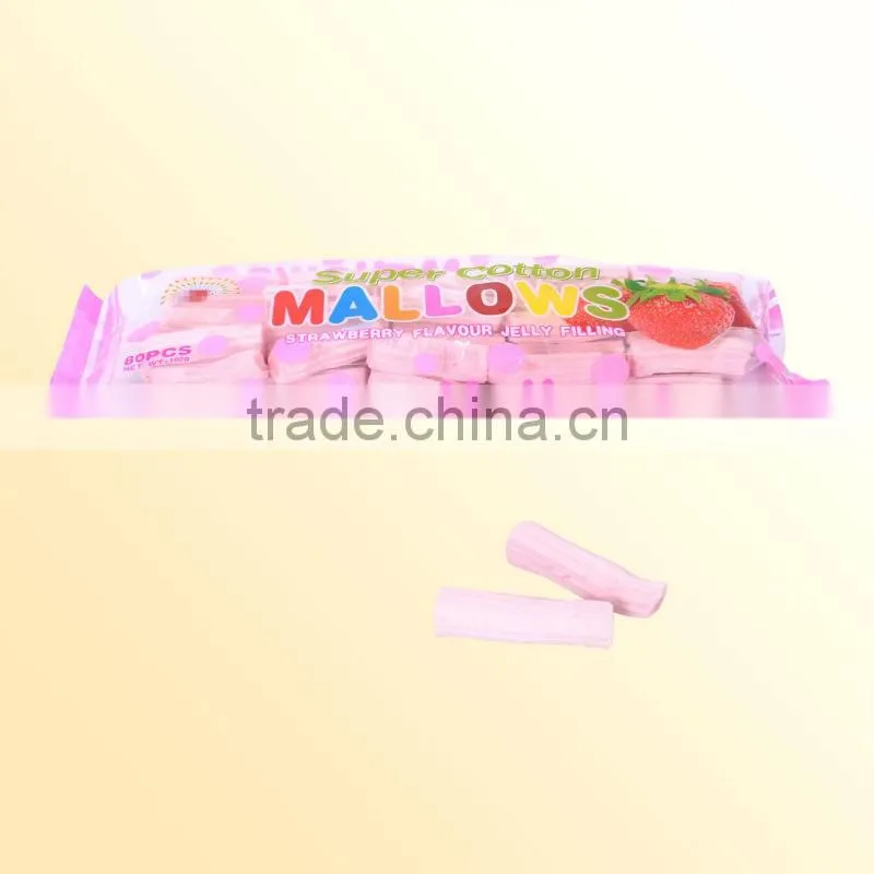 Sweet marshmallow with jam