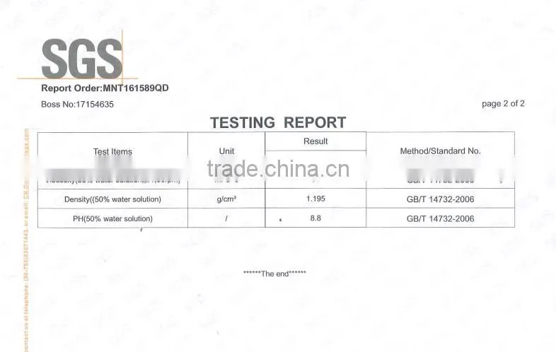 uf resin powder with SGS test