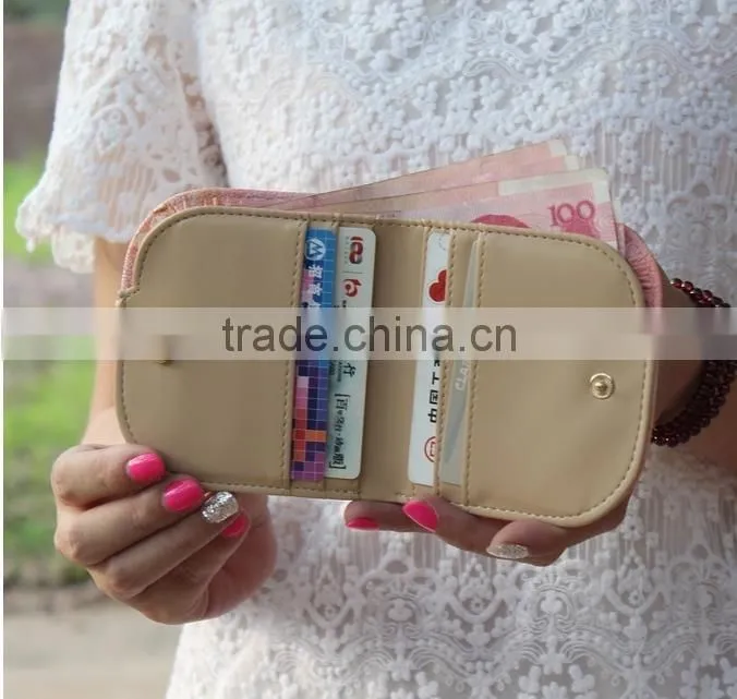2016 3D Animal Wallet Holders Zipper PU Leather Money Wallet Short Small Wallet Purse (XJWP1625)