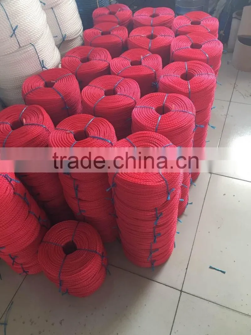 Various Color PP Or PE Plastic Rope Made In Linyi