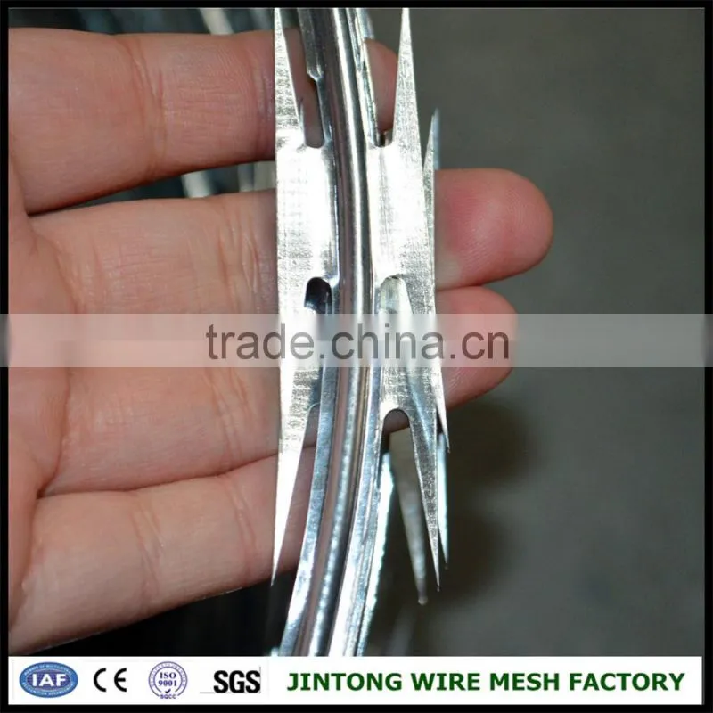 450mm coil razor blade wire for wholesale
