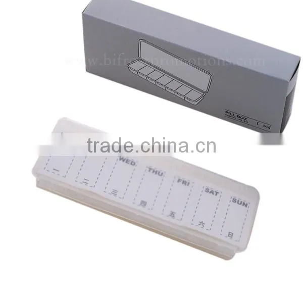 Designer Travel Weekly Pill Organizer